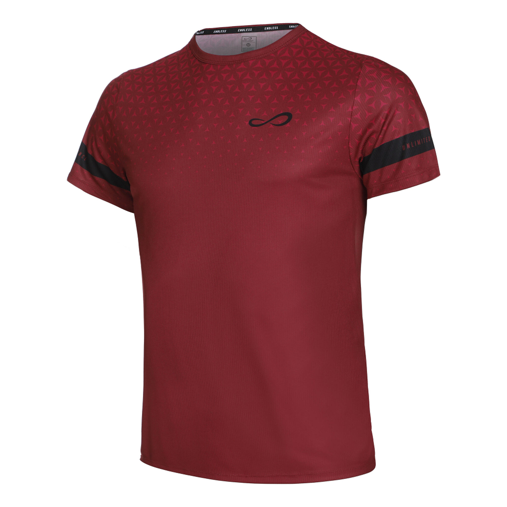 Мужское теннисное поло Endless Ace Geo T-Shirt Men - Red