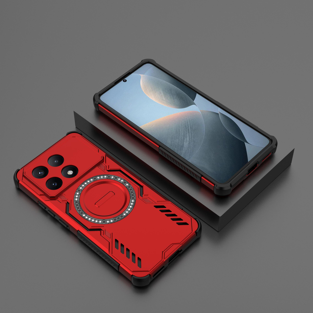 Защитный чехол Space Shell Magnetic Case для Poco X6 Pro 5G