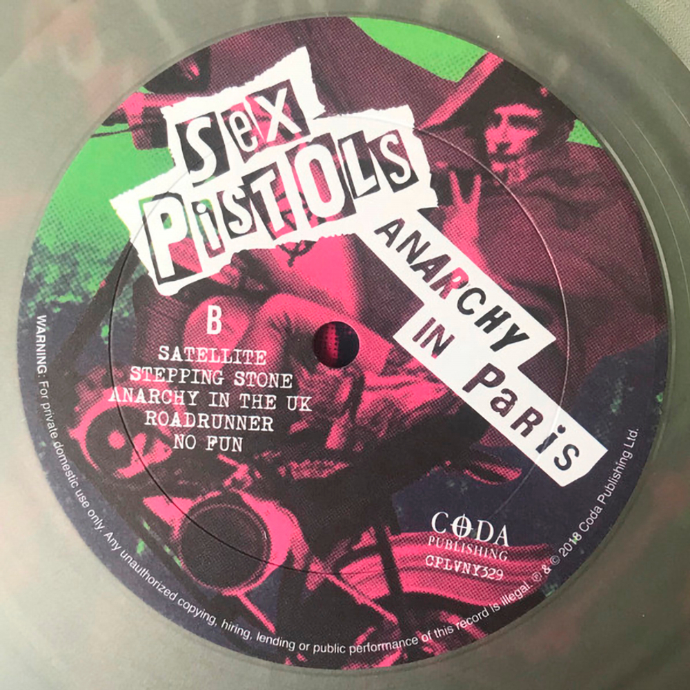 Sex Pistols / Anarchy In Paris (Coloured Vinyl)(LP)