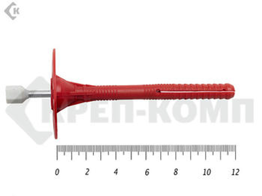 Дюбель "Гриб" с металлическим стержнем и термомостом 10х120 Teсh-KREP IZL-T R5 (1000шт) Tech-KREP