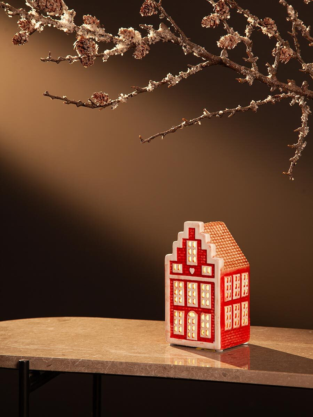 Домик с подсветкой torring из коллекции new year essential, 16 см