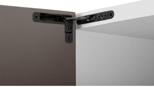 FGV Петли LIBERA SLOWMOTION (комплект на фасад + крепеж), черный