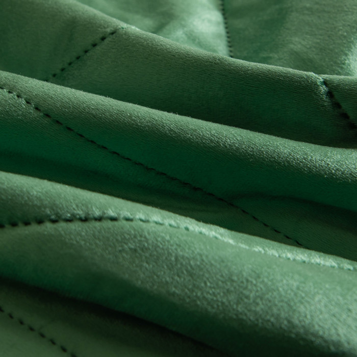 Велюровое покрывало в клетку OVL049