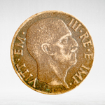 Italy 5 Centesimi 1941 R "Victor Emmanuel III - Eagle and Fasces", VF