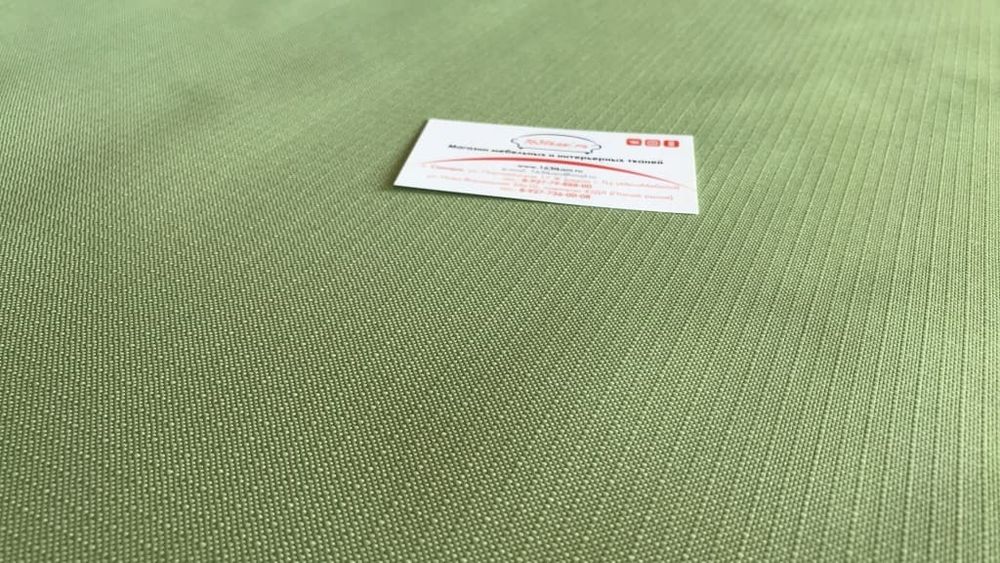 Тентовая ткань Оксфорд 600ПУ олива рип-стоп