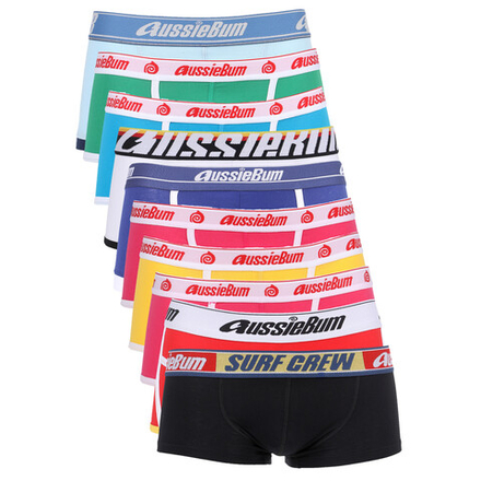 Мужские трусы боксеры произвольные цвета набор 4 в1 Aussiebum Aus52483
