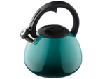 Чайник 2,8л со свистком, индукция, двухцветный, бирюзовый