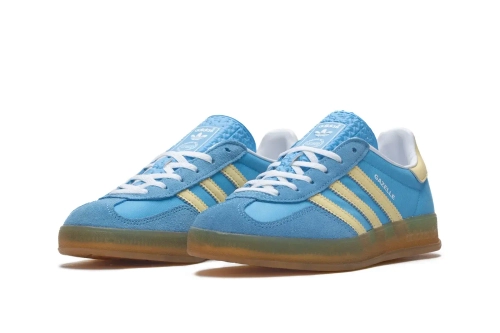 Adidas Gazelle Indoor W "Blue Burst Yellow"