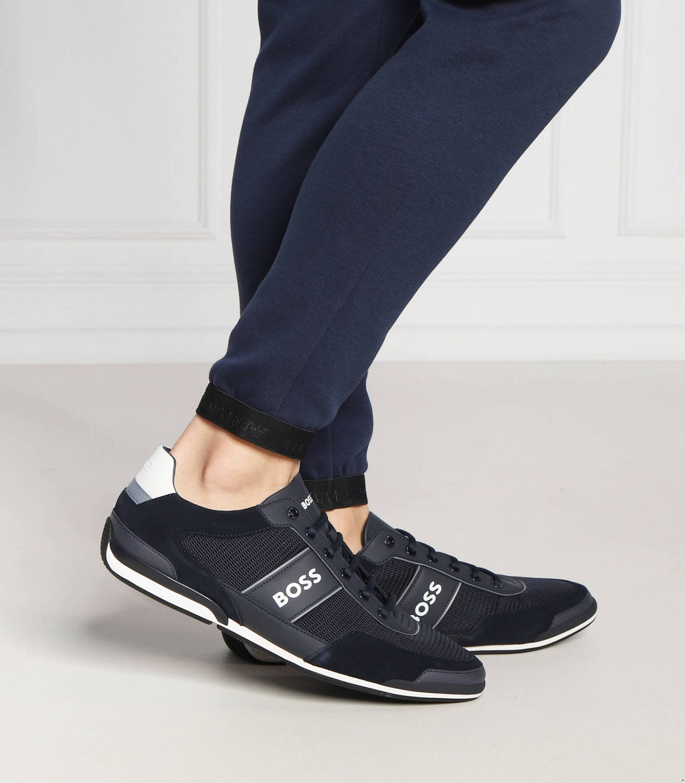 кроссовки saturn_lowp_pulg BOSS BLACK - темно-синий(50485629)