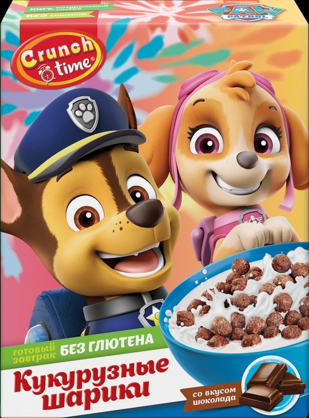 Готовый завтрак шарики Crunch Time Paw Patrol 170г