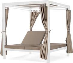 Шатер с лежаками Enigma, белый/тортора