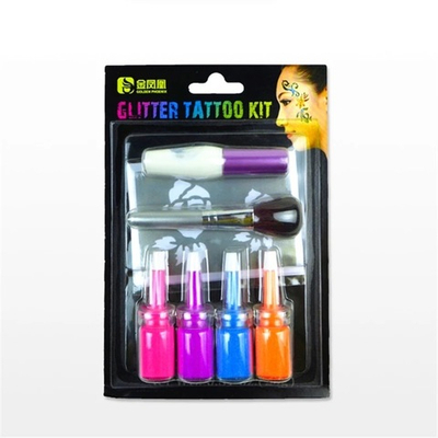 Набор блеск тату для начинающих. 4 цвета.