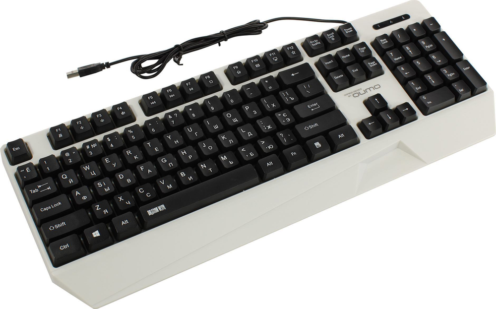 Клавиатура QUMO Twins K68 &lt;USB&gt; 104КЛ,  подсветка  клавиш &lt;33351&gt;