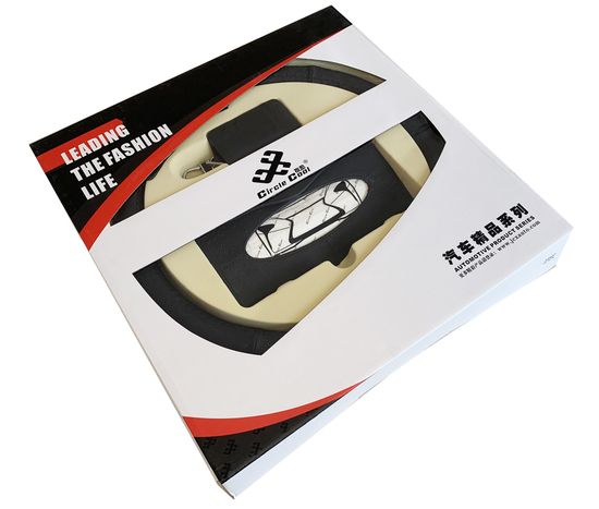 Подарочный набор автомобилисту "Бизнес" (оплетка + органайзер + ключница) из нат. кожи класса "Премиум"