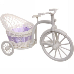 Кашпо для цветов «Велосипед» 27*12см плетеное, карета ДоброСад