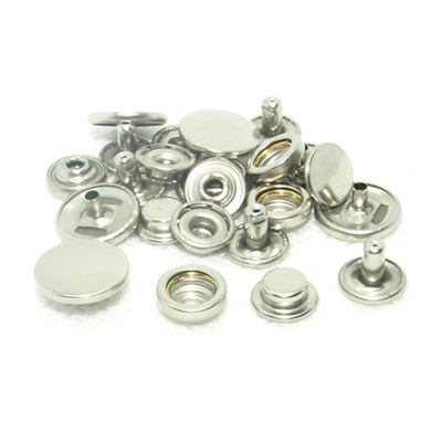 Кнопка DELTA латунь (нержав.) d 15х12,5 мм, №501, никель