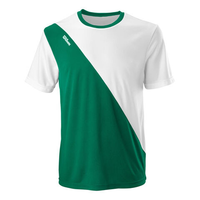 Мужское теннисное поло Wilson T-Shirt Men - Green, White