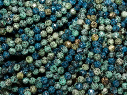 Нить бусин из яшмы 4,5мм, огранка