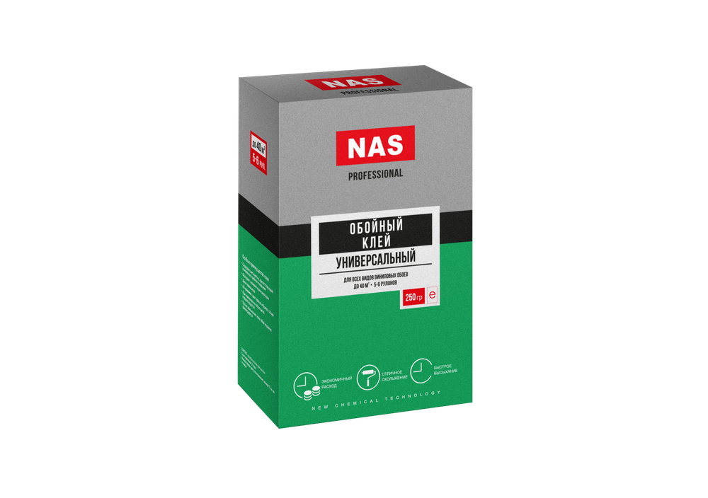 NAS  Клей обойный универсал 200 гр (НОВОКОЛОР)