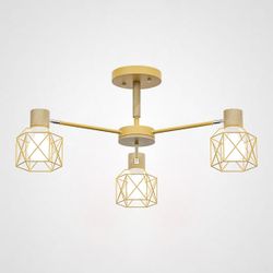 Потолочная Люстра Corf B3 Yellow 3 Lamps By Imperiumloft