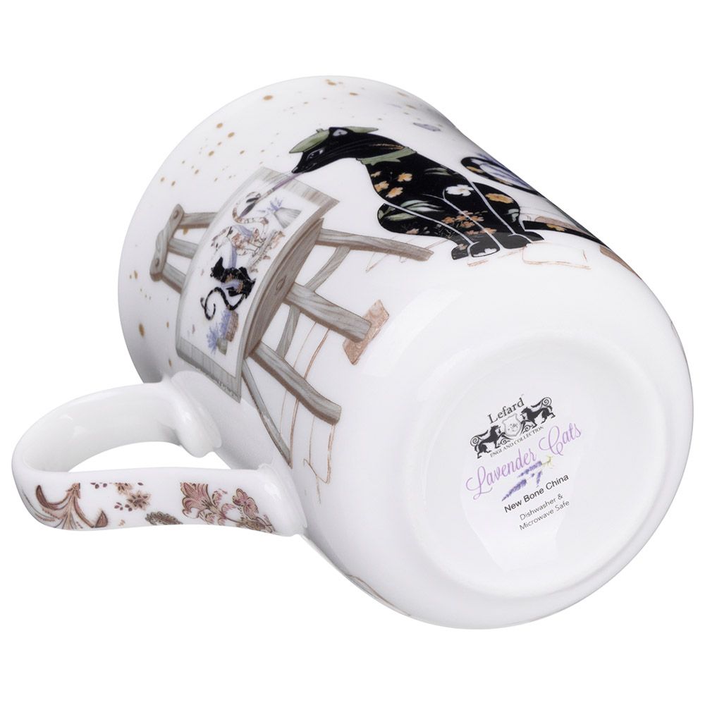 КРУЖКА LEFARD "ЛАВАНДОВЫЕ КОТЫ" 330 МЛ (КОР=24ШТ.)