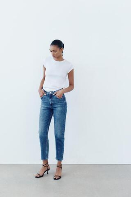 Slim mom jeans zara discount