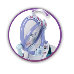Детский туалетный столик 2в1 Smoby 320244 Холодное сердце для девочки от 3 лет — фото 4