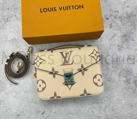 Бежевая сумка Pochette Metis Louis Vuitton