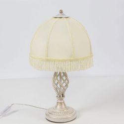 Citilux Базель CL407801 Настольная лампа с бежевым абажуром Патина