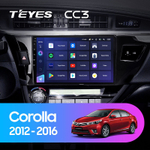 Teyes CC3 10,2"  для Toyota Corolla 2012-2016