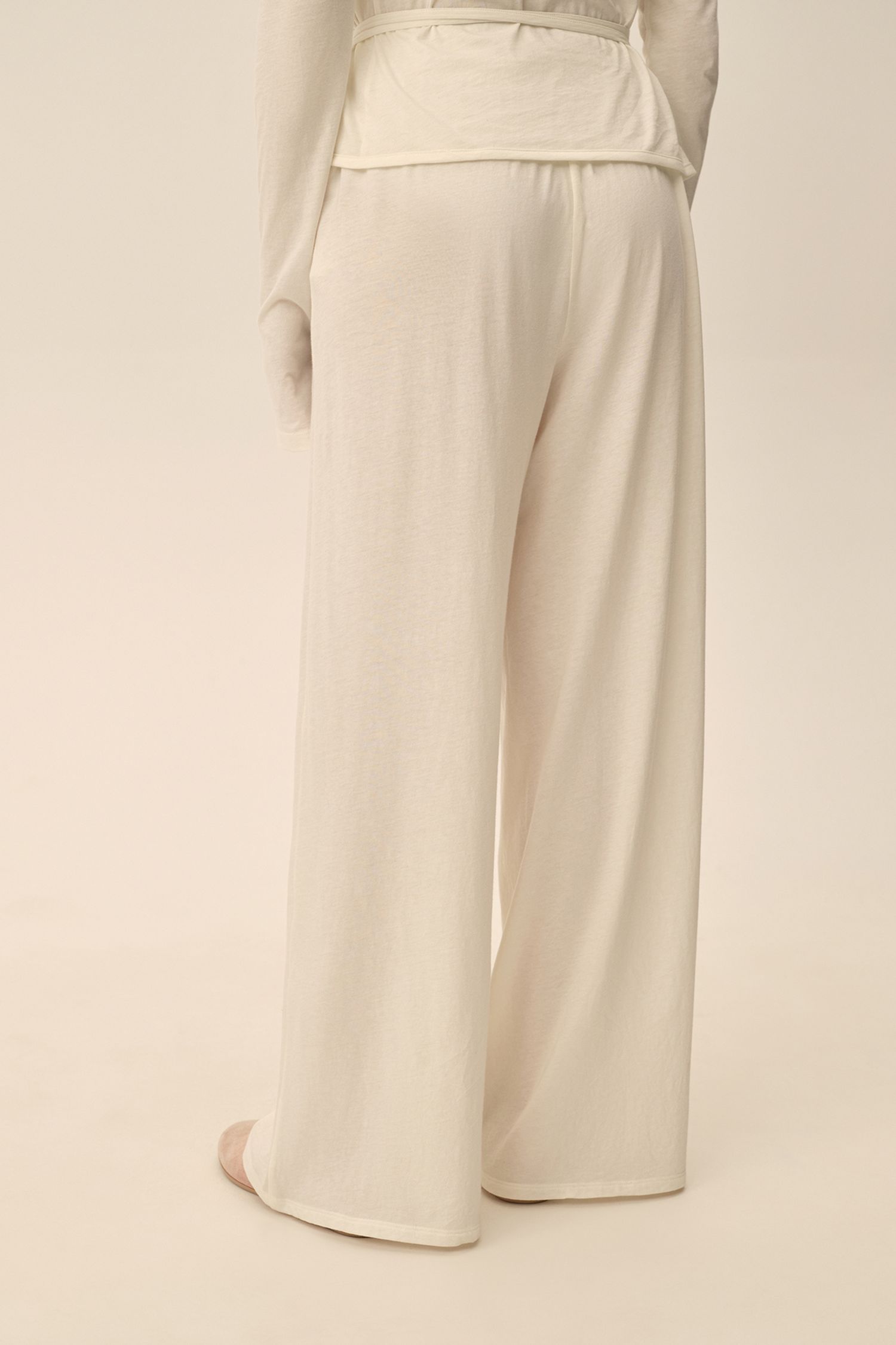 Брюки трикотажные (Ballet princess), молочные