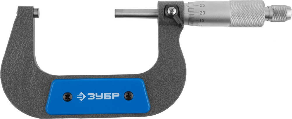 ЗУБР МК 75, 50 - 75 мм, гладкий механический микрометр (34480-75)