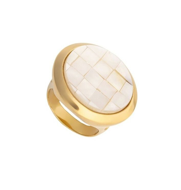 Кольцо Possebon Mother Pearl Mosaic K2853.1/19 S 24