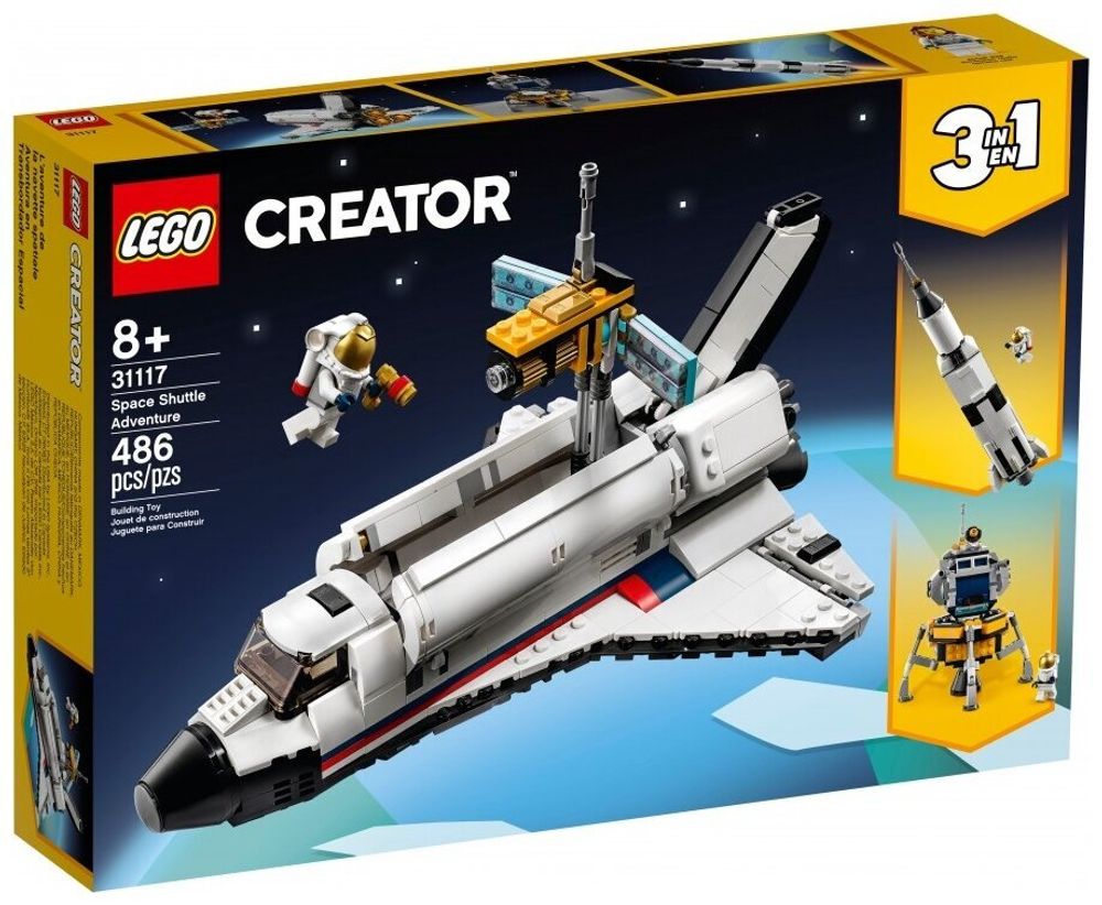 Конструктор LEGO Creator 31117 Приключения на космическом шаттле