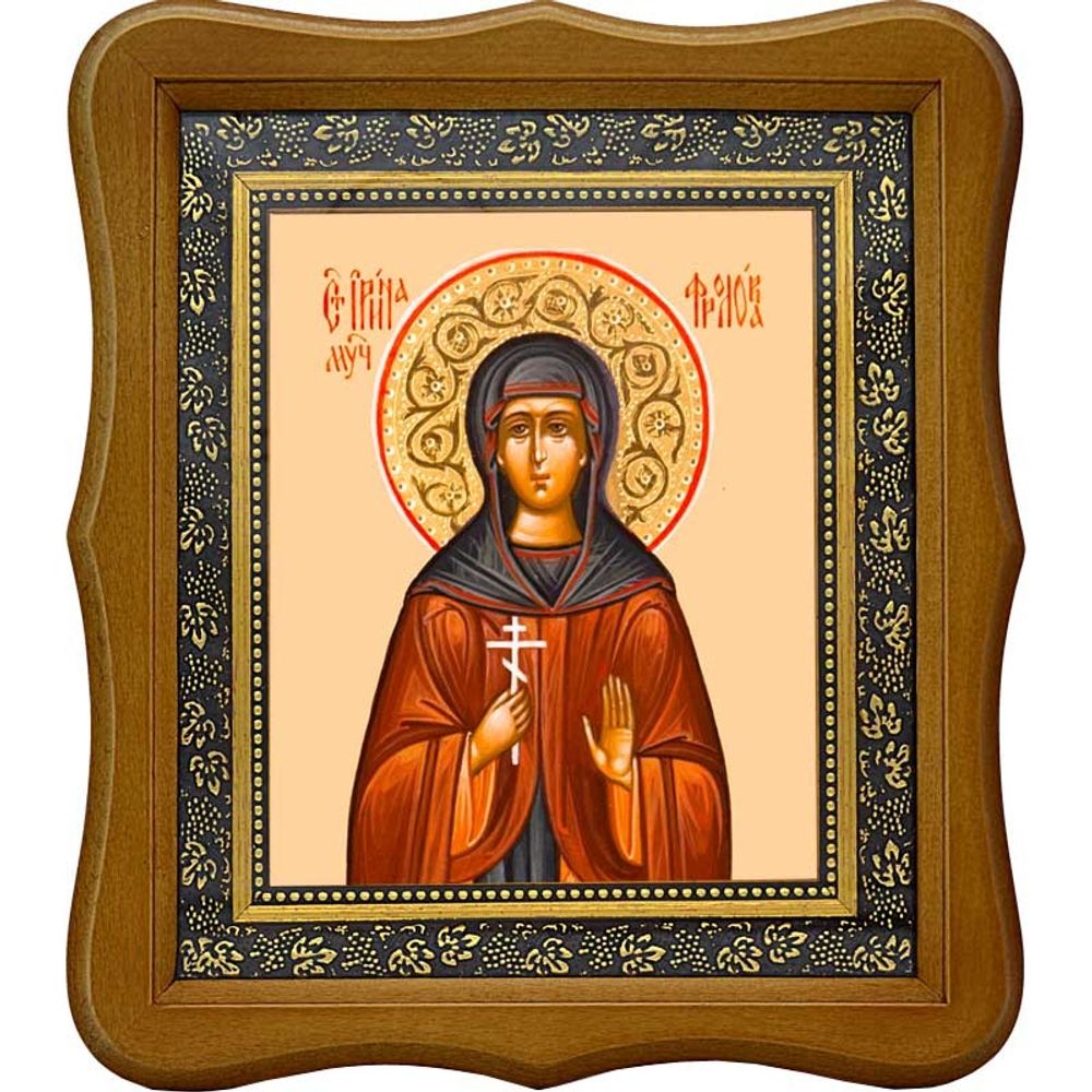 Ирина Фролова преподобномученица, послушница. Икона на холсте.