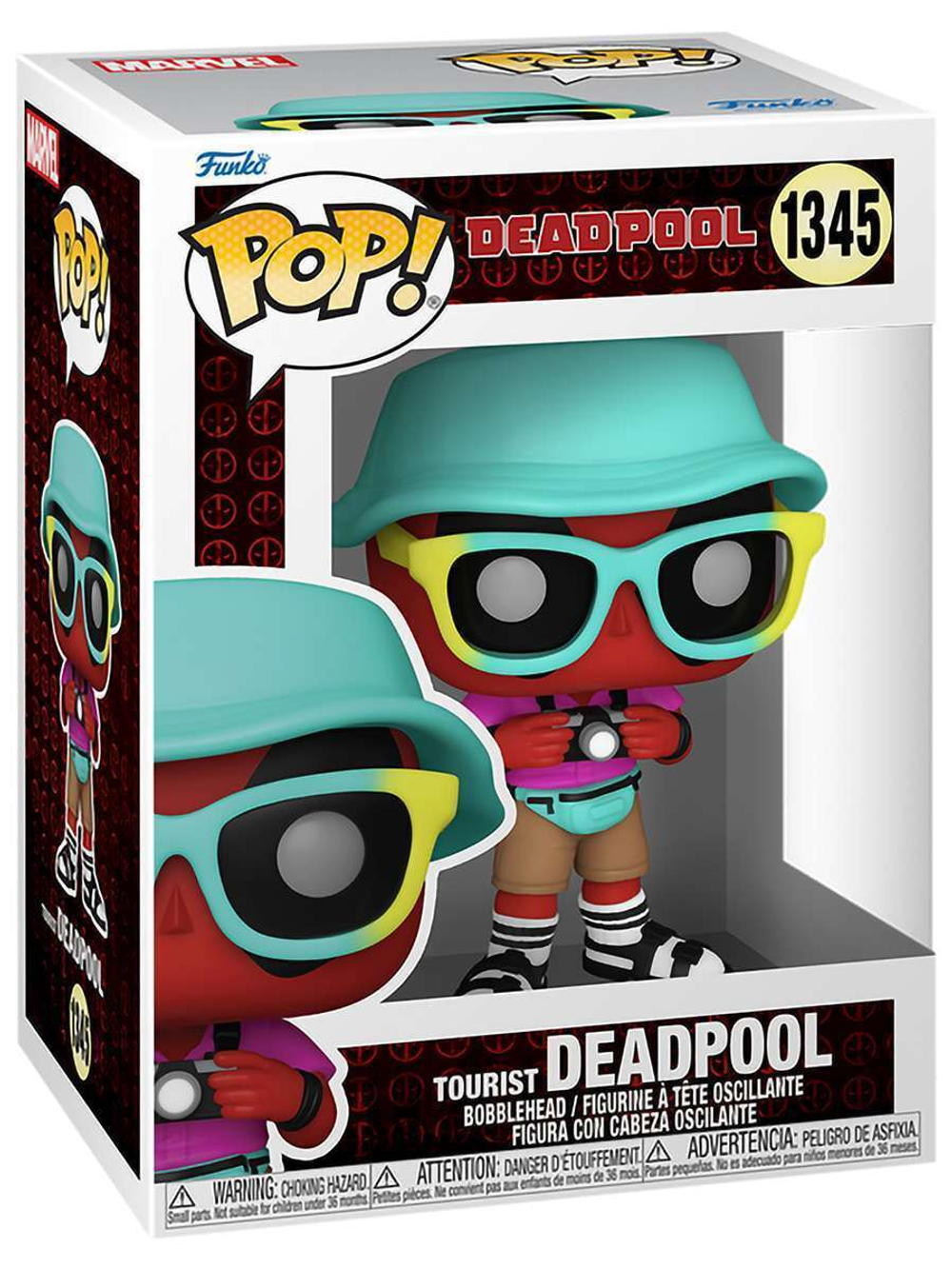 Фигурка Funko POP! Bobble Marvel Deadpool Tourist Deadpool (1345) 76080