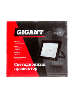 Светодиодный прожектор Gigant 50W 6400К 220V GLS-50