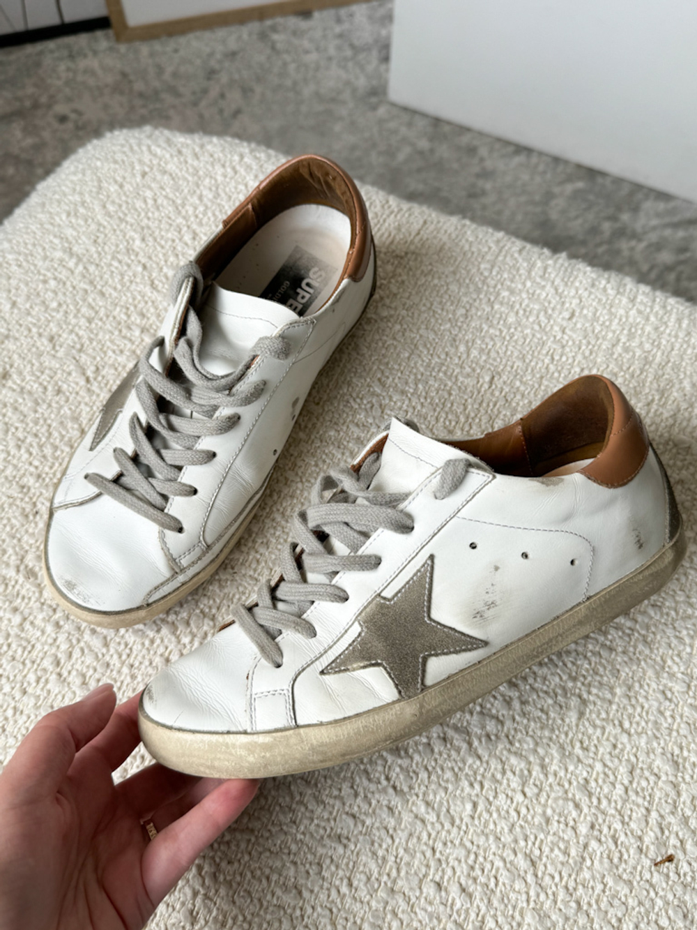 Кожаные кроссовки Golden Goose, 37