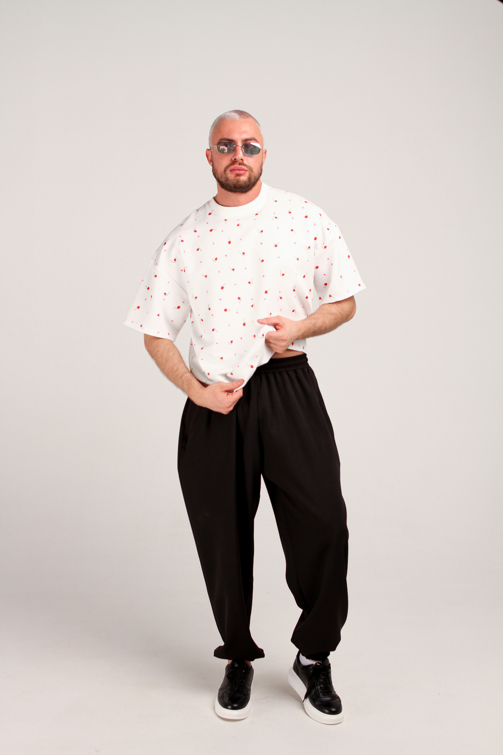 ФУТБОЛКА NUMERO 1 белый тюльпан MEN