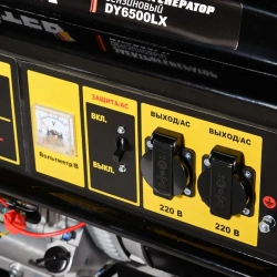 HUTER DY6500LX бензиновый генератор 64/1/15
