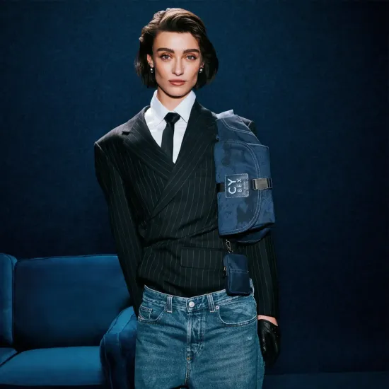 Коляска 2 в 1 Cybex Priam 4 Rebellious Luxury Denim Blue