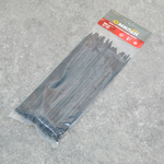 Хомут-стяжка 100шт 3,6*200мм черный, нейлон, "Милен"