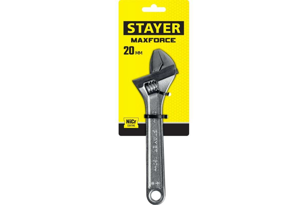 Разводной ключ Stayer MAX-Force, 150 / 20 мм, 2725-15_z01