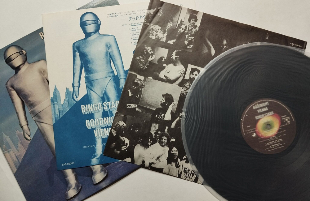 Винтажная виниловая пластинка LP Ringo Starr Goodnight Vienna (Japan 1974) (No Obi)
