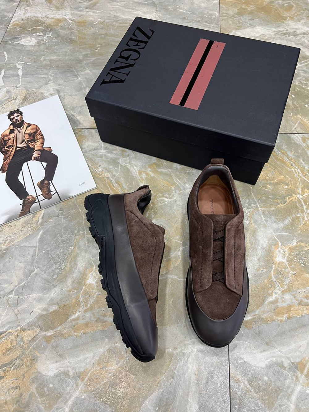Кеды Zegna