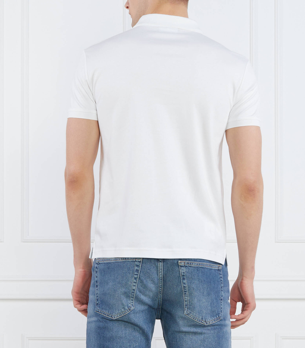 Поло COLORED ADDRESS BOX CALVIN KLEIN JEANS - белый(J30J322854)