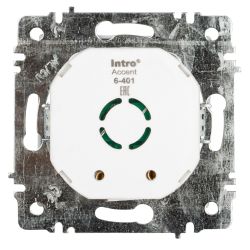 Светорегулятор Intro Accent 6-401-01 поворотный, 600Вт 230В, IP20, СУ, белый