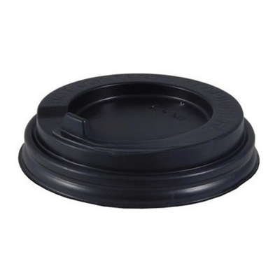 Крышка для стакана (d-80 мм) закрытый питейник ЧЕРНАЯ GS-80 (100/1000 шт.)