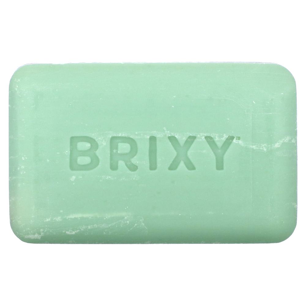 Brixy, Мыло для тела, мята и эвкалипт, 1 батончик, 113 г (4 унции)