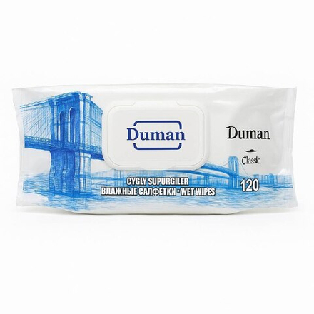 Влажные салфетки Duman Classic 120 шт